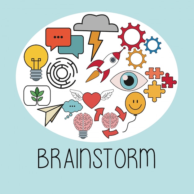 Brainstorm thinking idea strategy