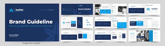 Brand guideline landscape brand guideline manual brand guideline layout brand Identity guidelines