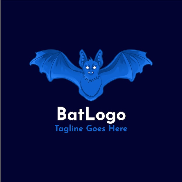 Branding bat logo template