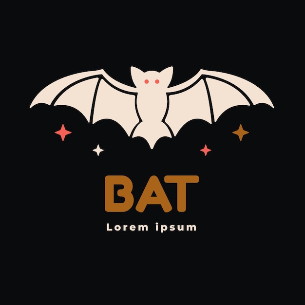 Branding bat logo template