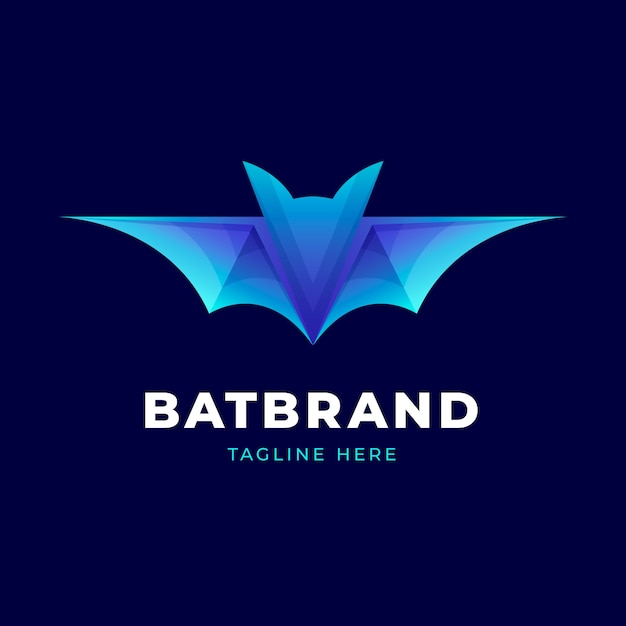 Branding bat logo template