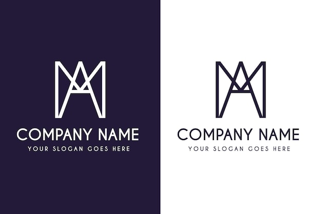 Branding identity corporate a logo vector design template