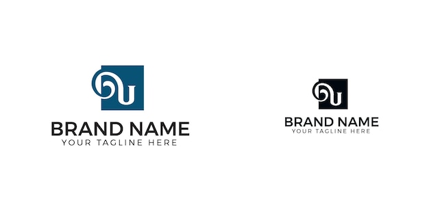 Branding identity corporate u logo design