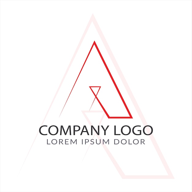 Branding identity corporate vector logo a design