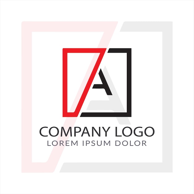 Branding identity corporate vector logo a design