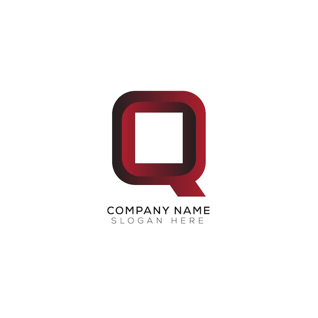 Branding identity corporate vector Q logo design