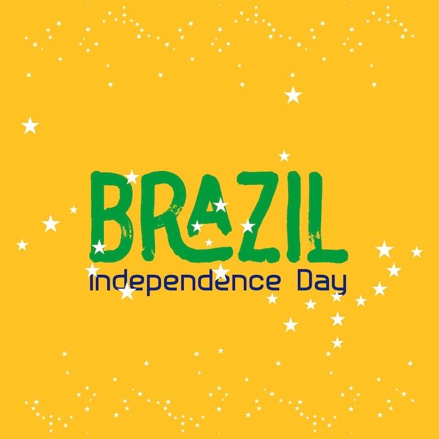 brazil independence day different design template