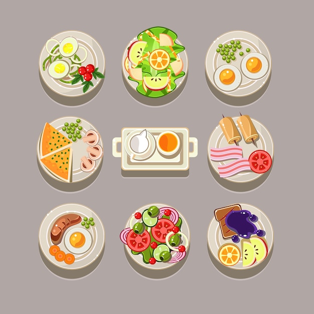 Breakfast Concept With Fresh Food