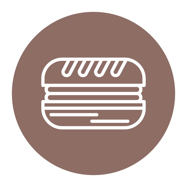 Breakfast Sandwich icon vector image Can be used for Brunch