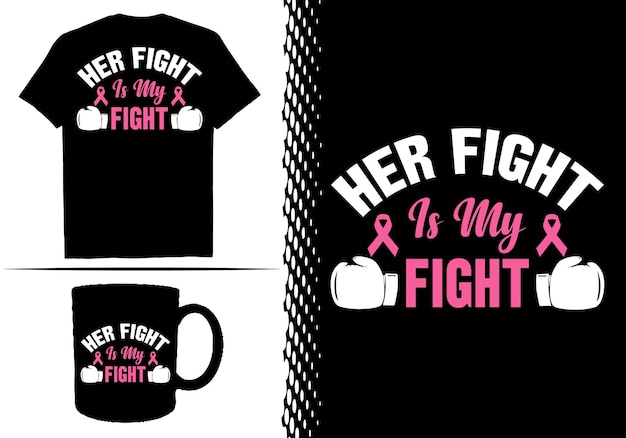 Vector breast cancer awareness. breast cancer t shirt design templates. vector t shirt