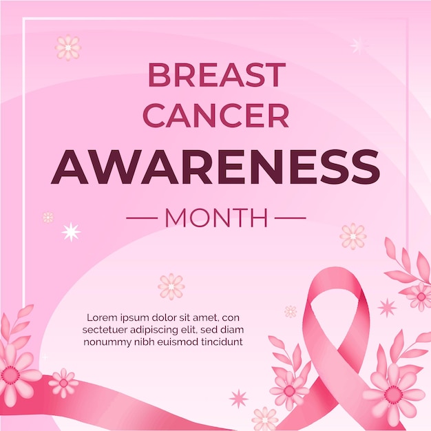 Breast cancer awareness instagram posts