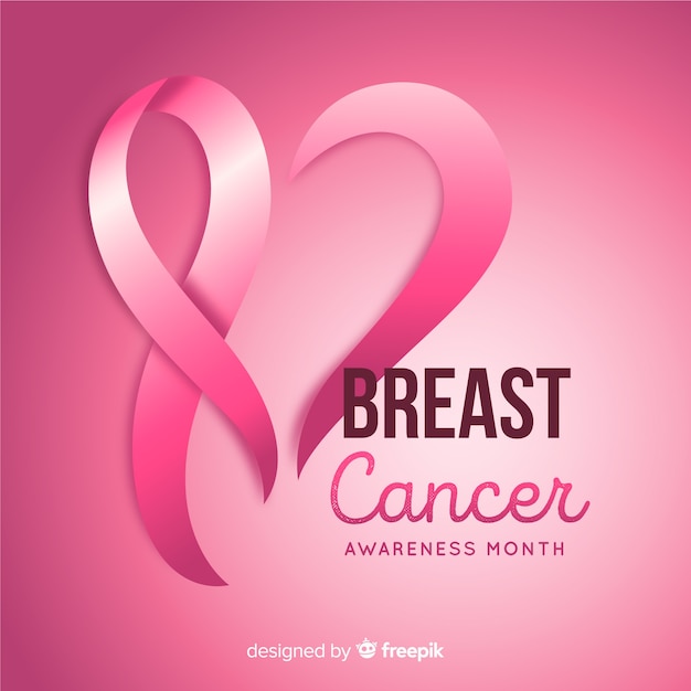 Breast cancer awareness month background