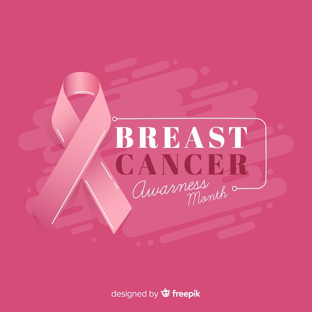 Breast cancer awareness month background