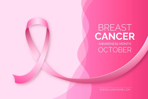 Breast cancer awareness month banner