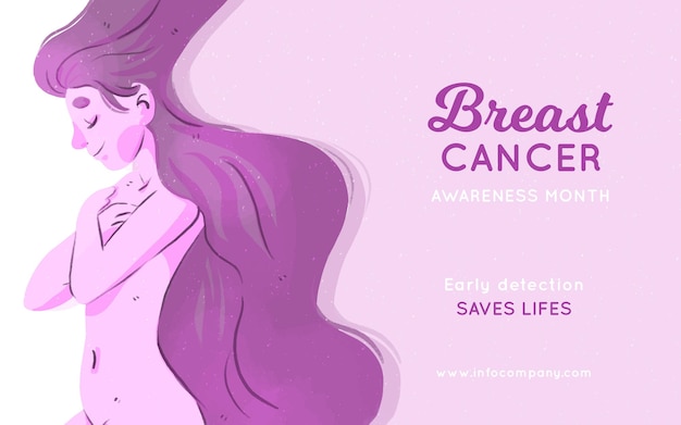 Breast cancer awareness month banner