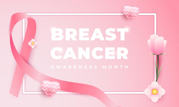 Breast Cancer Awareness Month suitable for backgrounds banners posters and others