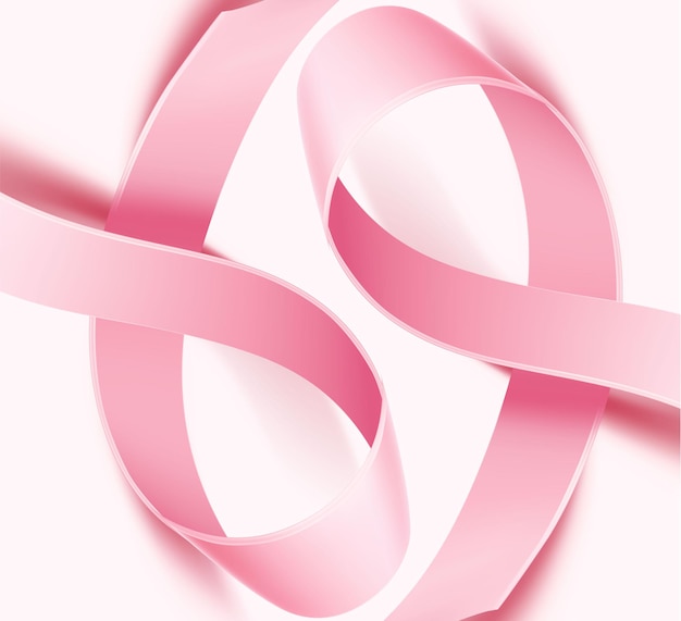 Breast cancer awareness poster illustration