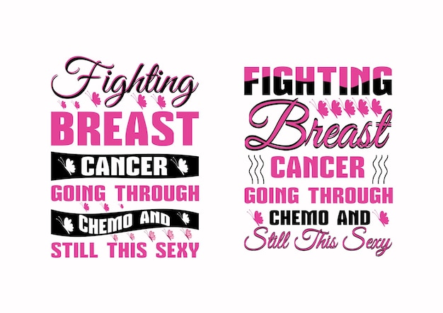 Vector breast cancer awareness quote typography minimalist tshirt design t shirt fashion graphic