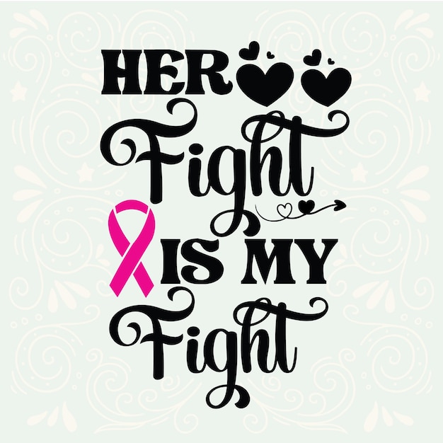 Breast cancer svg t-shirt design