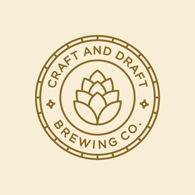 Brewing logo design concept