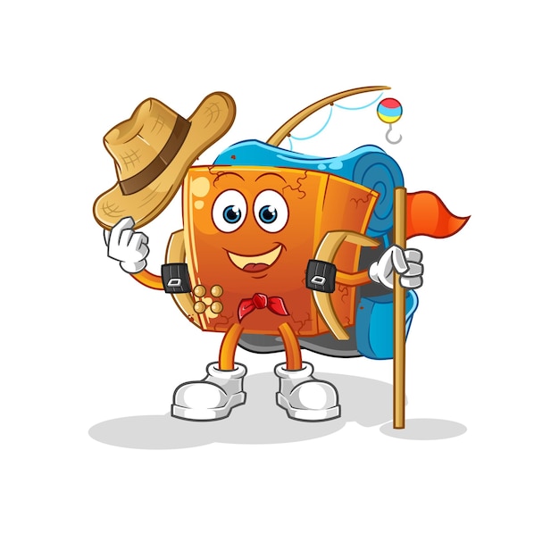 Brick scout vector cartoon character