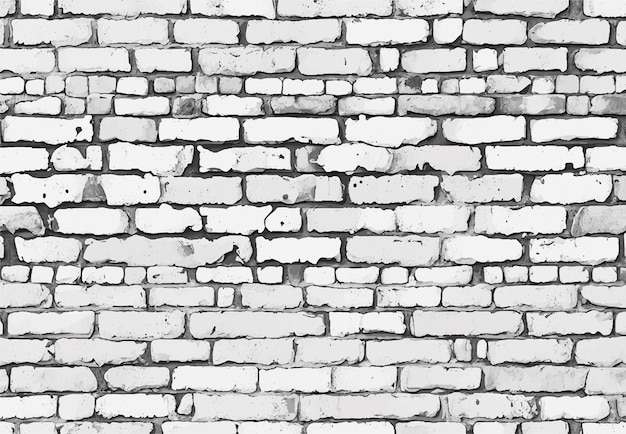 Brick wall background Grunge black texture as brick wall Black and white brick wall background