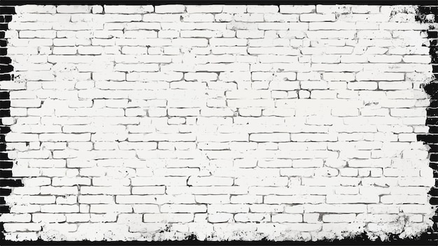 Brick wall background Grunge black texture as brick wall Black and white brick wall background