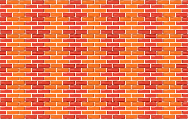 Brick wall seamless pattern. Brown decorative brickwork repeating texture. Bricks masonry background