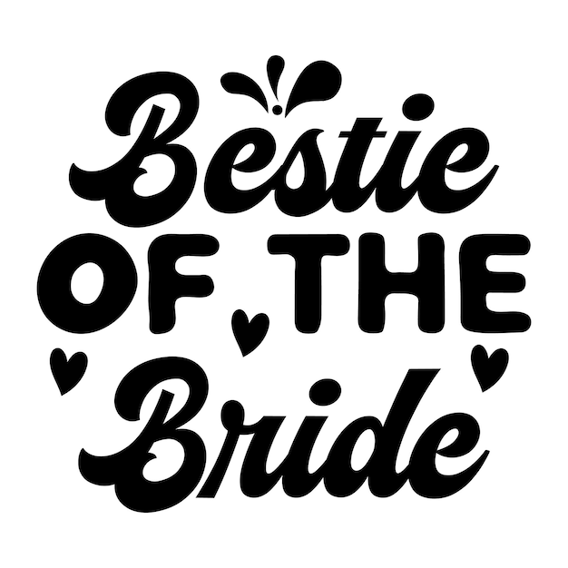 Vector bridal party svg bundle t shirt bundle