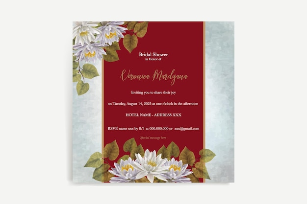 bridal shower invitation templates free