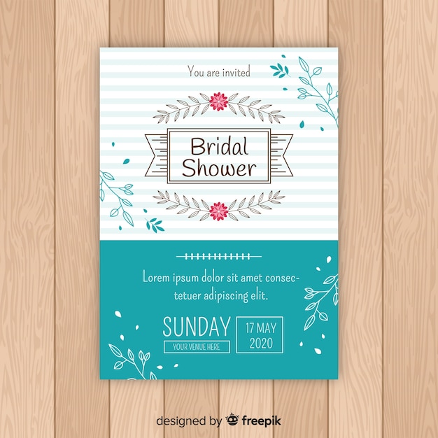 Bridal shower invitation