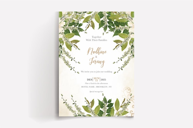 BRIDAL SHOWER WEDDING INVITATION TEMPLATES