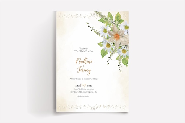 BRIDAL SHOWER WEDDING INVITATION TEMPLATES