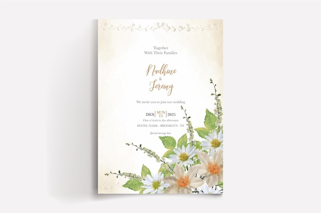 BRIDAL SHOWER WEDDING INVITATION TEMPLATES