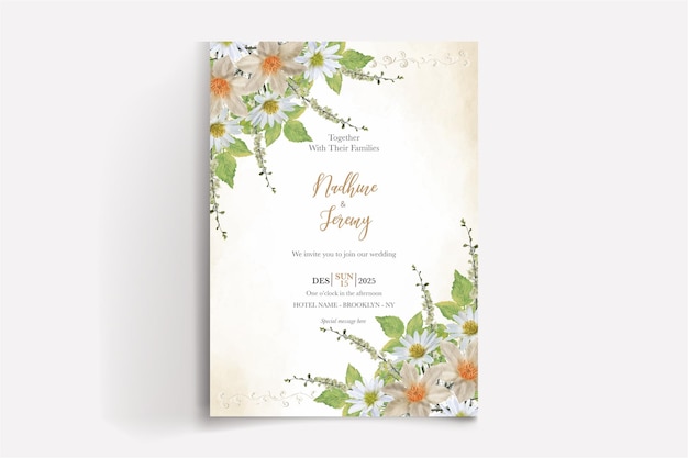 BRIDAL SHOWER WEDDING INVITATION TEMPLATES