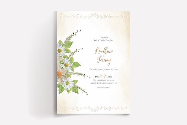 BRIDAL SHOWER WEDDING INVITATION TEMPLATES