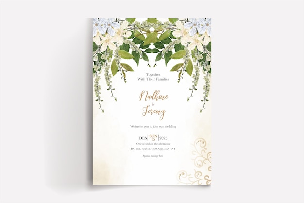 BRIDAL SHOWER WEDDING INVITATION TEMPLATES