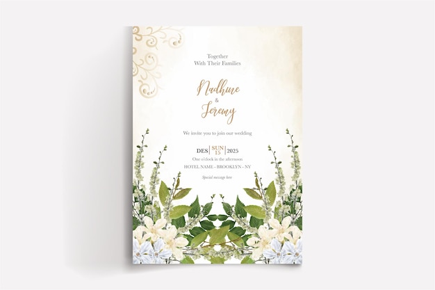 BRIDAL SHOWER WEDDING INVITATION TEMPLATES