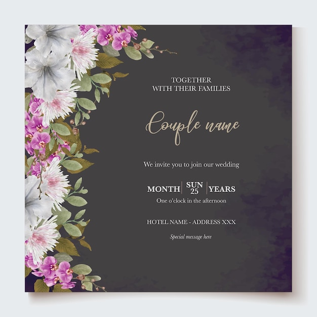 BRIDAL SHOWER WEDDING INVITATION TEMPLATES