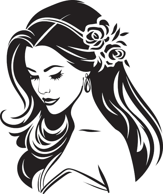 Bride with Different Wedding Etiquette Tips Vector Illustration Bride with Different Wedding