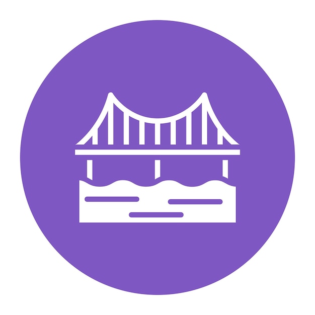 Bridge icon vector image Can be used for Railway