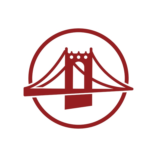 Bridge logo icon design and business symbol