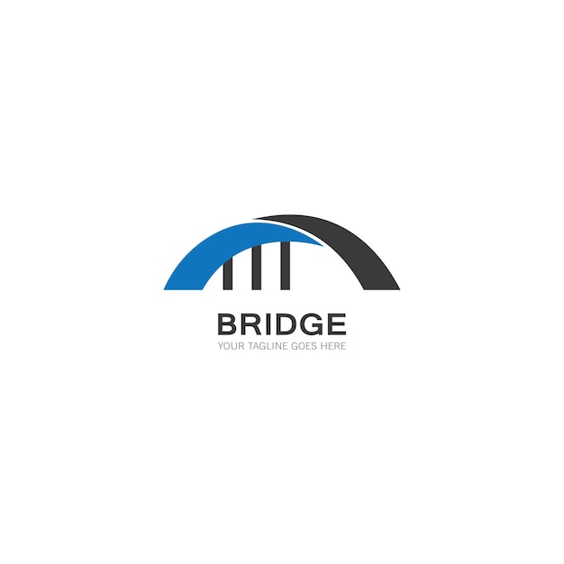 Bridge Logo Template vector icon illustration