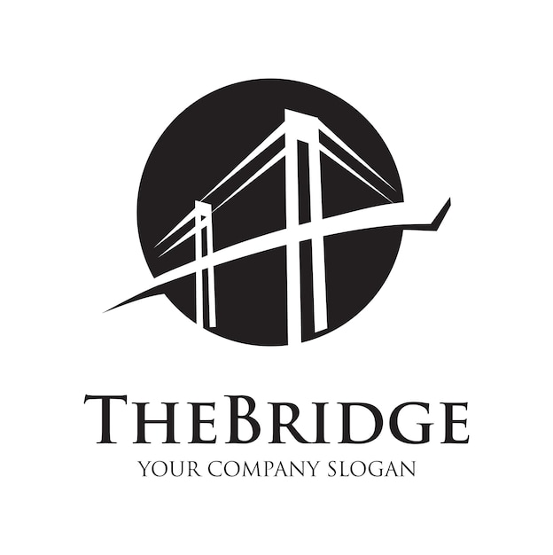 bridge logo tourism city structure  architecture landmark