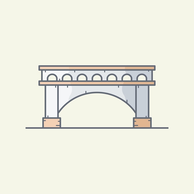 Bridge vector illustration