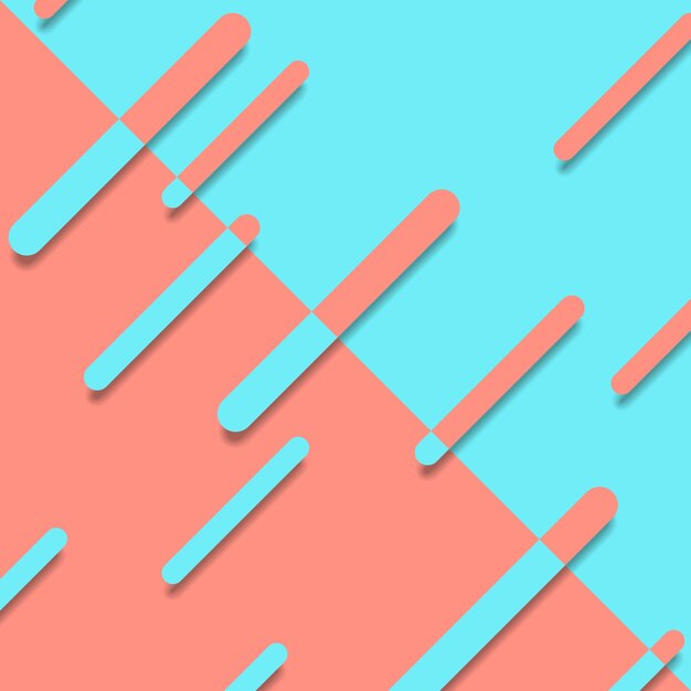 Vector bright abstract retro minimal geometric background