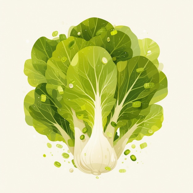 Bright Bok Choy with Juicy White Stems