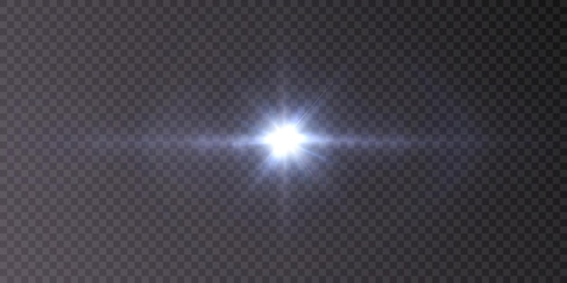 bright burst of starlight png Light sunlight Shimmering highlights on a transparent background