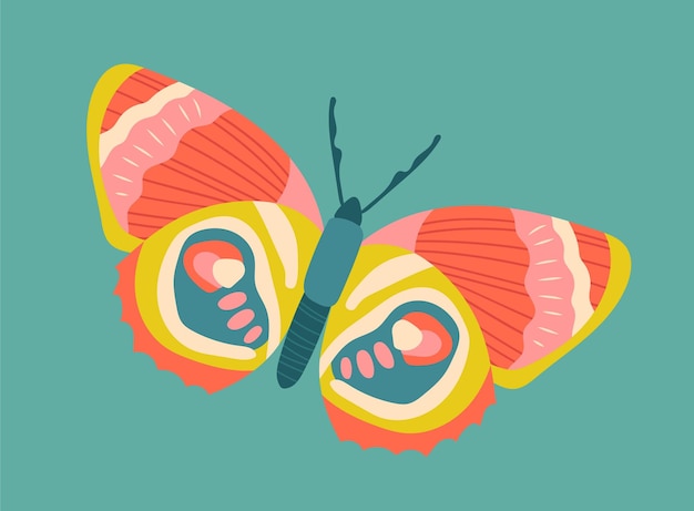 Bright butterflies icon