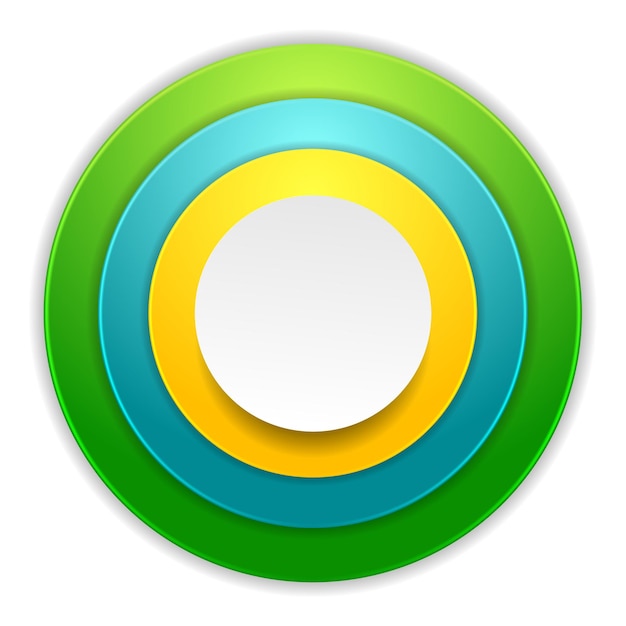 Bright colorful circles corporate background